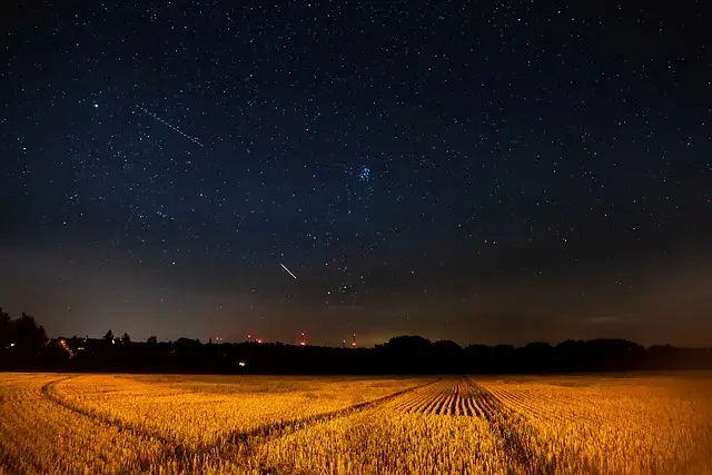 Night sky of Bon Accord filled with stars